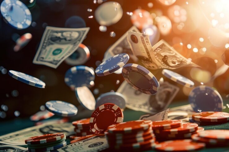 Live dealer studio with multiple camera angles broadcasting blackjack and roulette tables